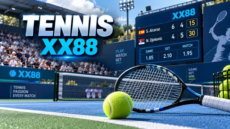 Cá cược Tennis XX88 với trận đấu và bảng tỷ số